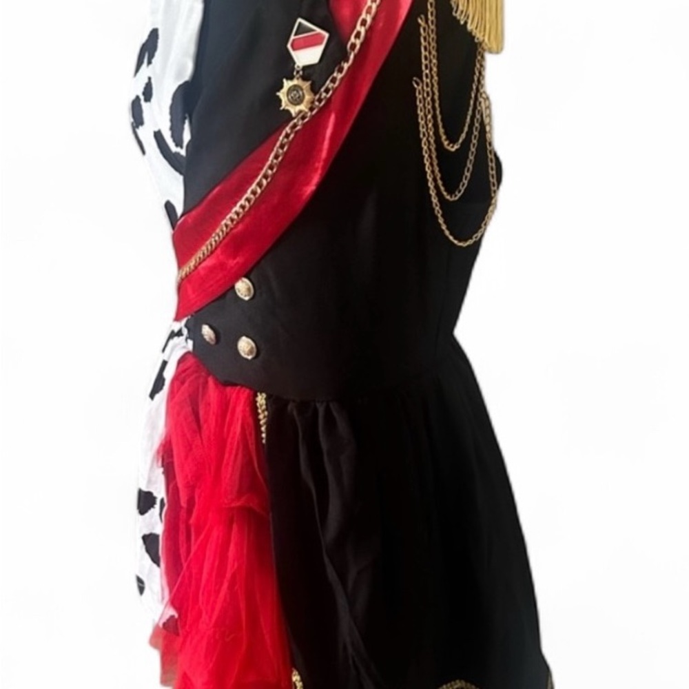 Dolls Kill tricks n treats CALL ME CRUEL Cruella DeVille Costume small - Picture 9 of 12